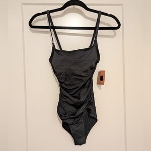 Shade & Shore Black Swimsuit with Full Coverage